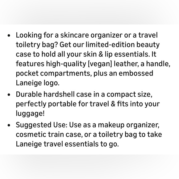 New Laneige Vanity Case - Picture 8 of 8